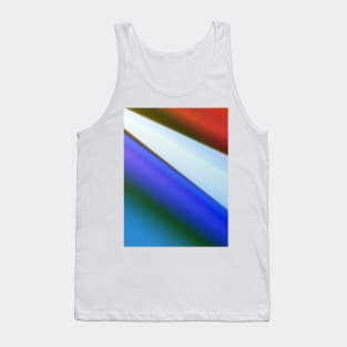 Red blue green abstract art Tank Top